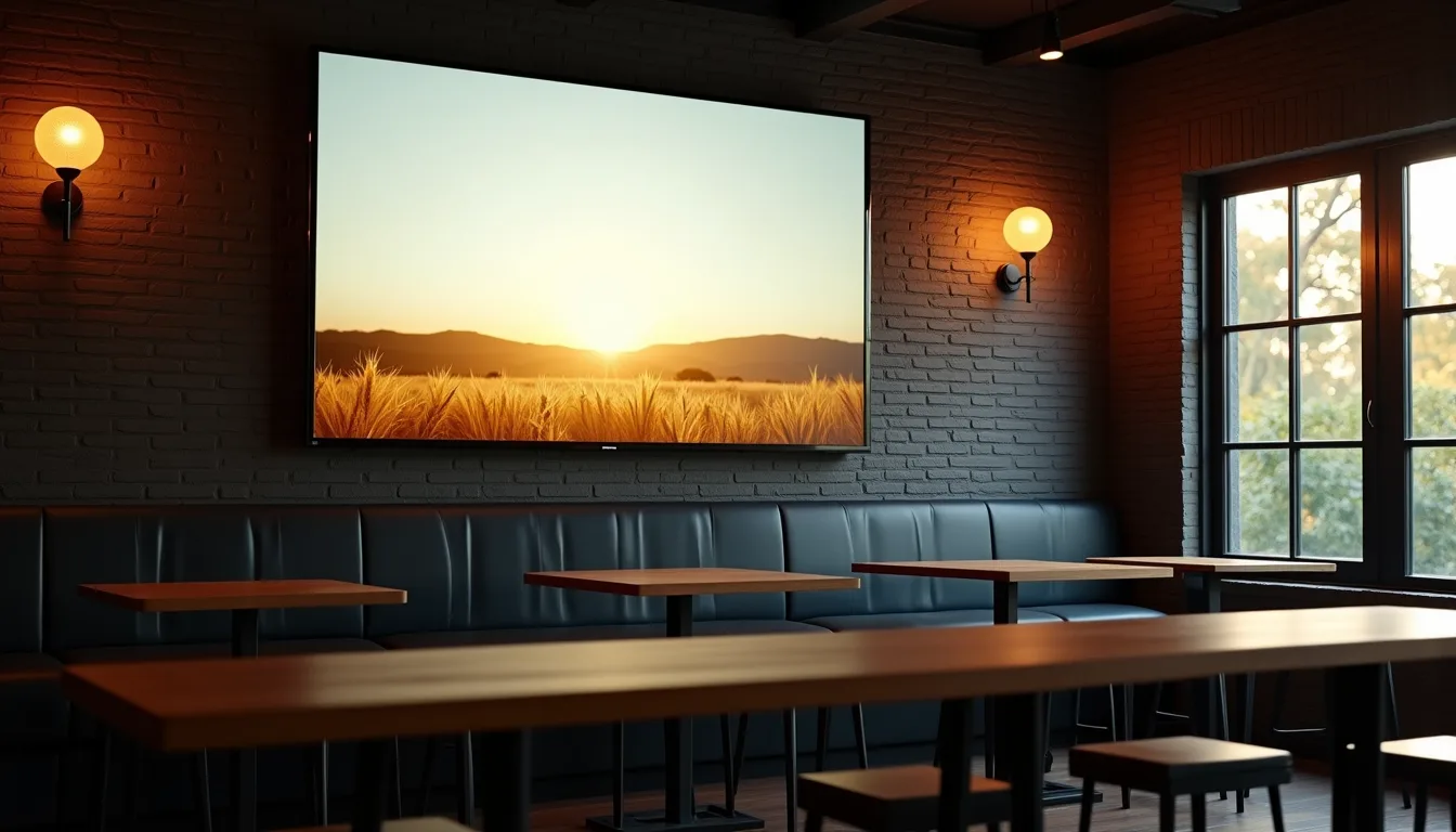 Commercial TV Wall Mounting for Offices, Hospitality and Retail
