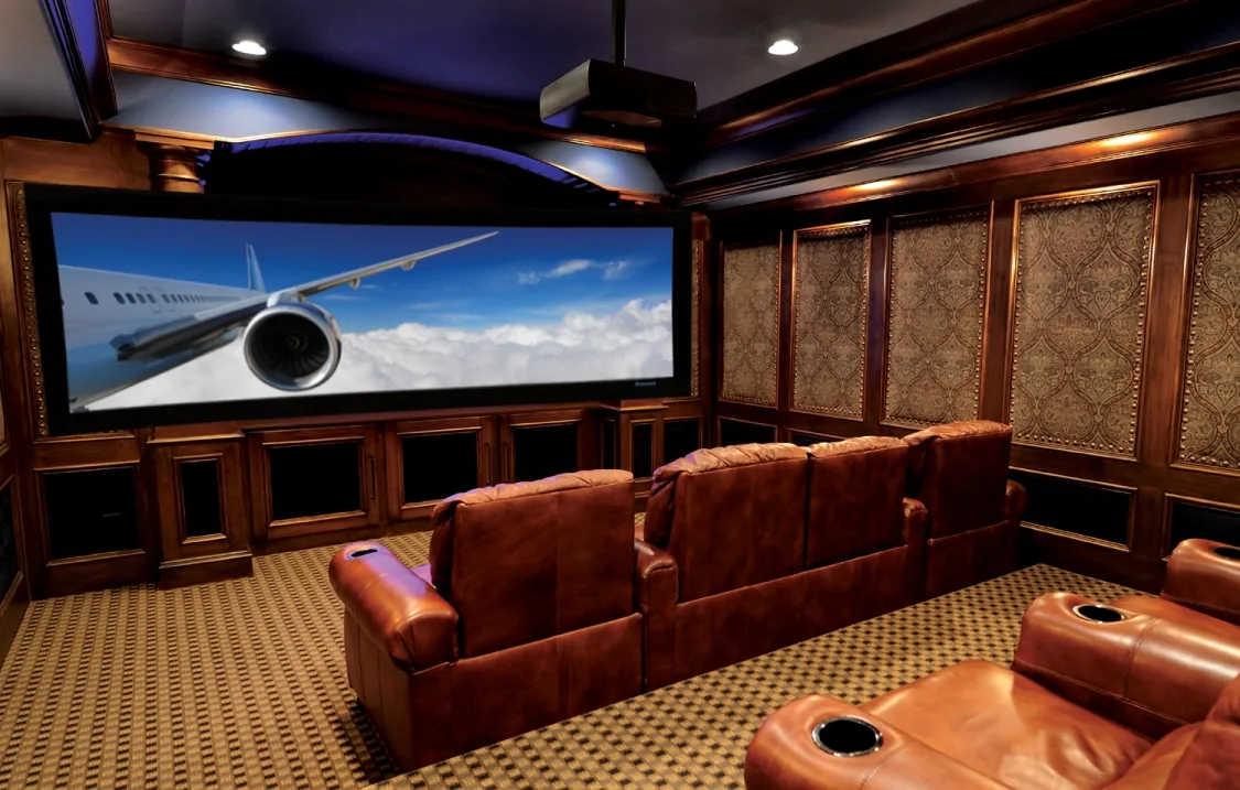 Custom home theatre room